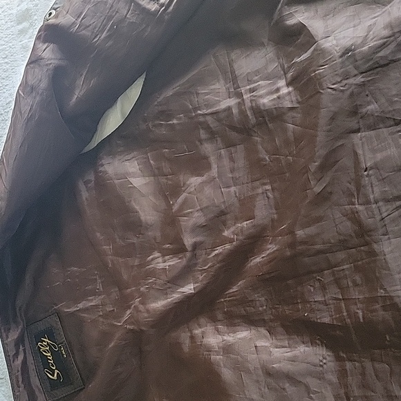 SKULLY LEATHER VEST 2XL BROWN - Picture 14 of 16